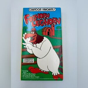Foghorn Leghorn Cartoon Favorites VHS 1992 Diamond Entertainment Looney Tunes